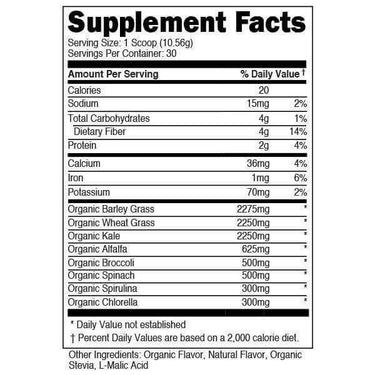 Bucked Up Bucked Up Organic Greens | Builtathletics.com | $39.99 | Supplement | Greens, health & wellness